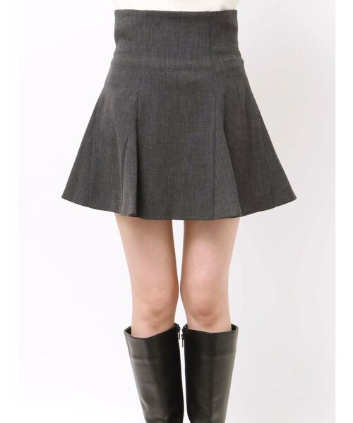 MERCURYDUO(マーキュリーデュオ)の「【セットアップ着用可】バックZIPミニスカパン(スカート・レディース・アイボリー/チャコールグレー/ブルー/ベージュ・SMALL/MEDIUM)」の19枚目の写真