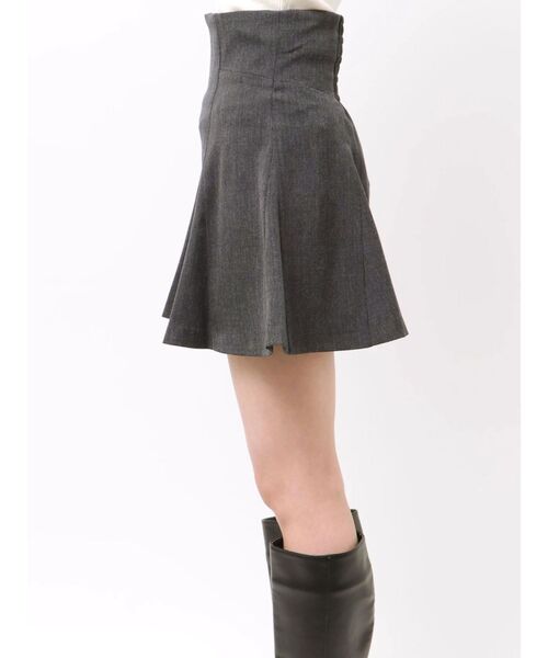 MERCURYDUO(マーキュリーデュオ)の「【セットアップ着用可】バックZIPミニスカパン(スカート・レディース・アイボリー/チャコールグレー/ブルー/ベージュ・SMALL/MEDIUM)」の20枚目の写真