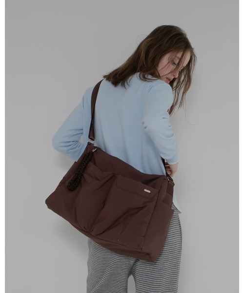 総合ランキング1位獲得】パファーショルダーバッグ（ショルダーバッグ