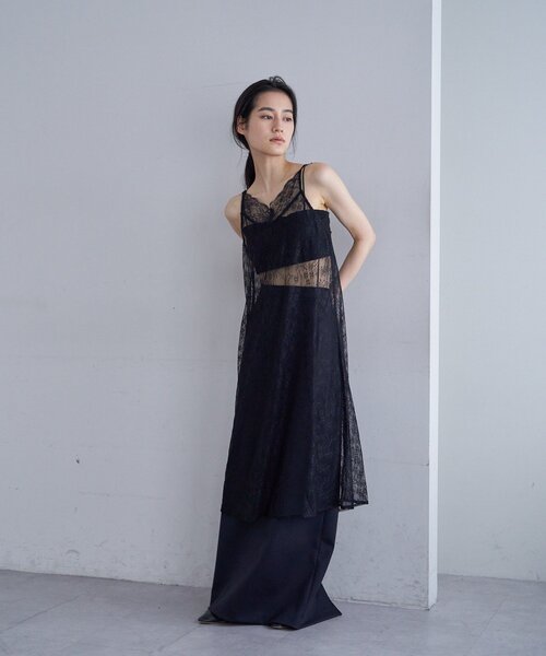 SHENERY（シーナリー）の「レースキャミチュニック（チュニック・レディース・ホワイト/ブラック・FREE）」の7枚目の写真