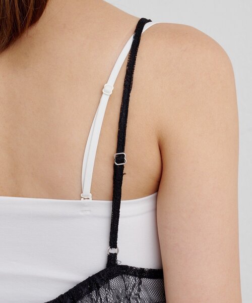 SHENERY（シーナリー）の「レースキャミチュニック（チュニック・レディース・ホワイト/ブラック・FREE）」の15枚目の写真