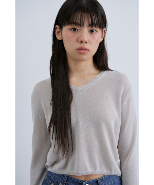 MAGNET ARCHIVE(マグネット アーカイブ)の「Invisible Basic Knit (Gray)(ニット/セーター・レディース・その他・FREE)」の2枚目の写真