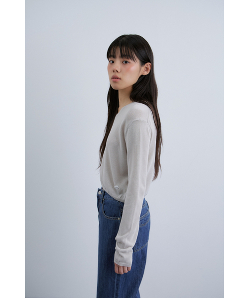 MAGNET ARCHIVE(マグネット アーカイブ)の「Invisible Basic Knit (Gray)(ニット/セーター・レディース・その他・FREE)」の4枚目の写真
