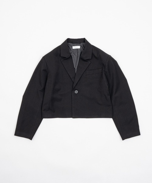 INTER FACTORY（インターファクトリー）の「カイチ - ショート丈テーラードジャケット - made in INTER FACTORY（テーラードジャケット・メンズ・ネイビー/ブラック・SMALL/MEDIUM/LARGE）」の11枚目の写真