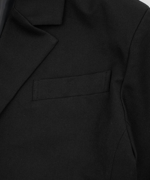 INTER FACTORY（インターファクトリー）の「カイチ - ショート丈テーラードジャケット - made in INTER FACTORY（テーラードジャケット・メンズ・ネイビー/ブラック・SMALL/MEDIUM/LARGE）」の15枚目の写真