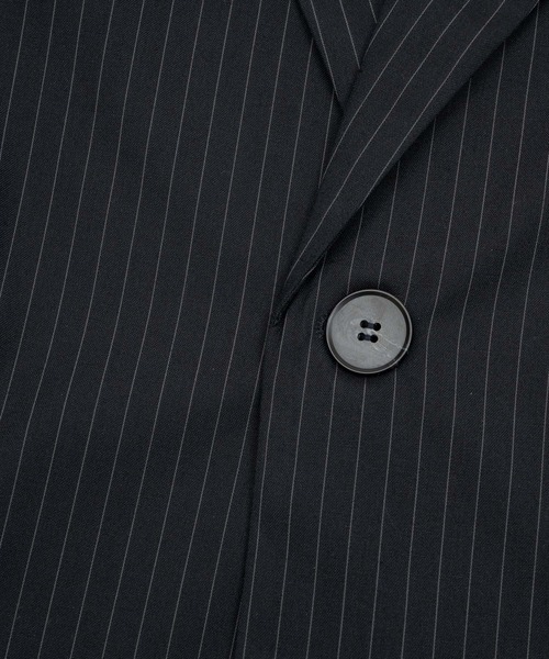 INTER FACTORY（インターファクトリー）の「カイチ - ショート丈テーラードジャケット - made in INTER FACTORY（テーラードジャケット・メンズ・ネイビー/ブラック・SMALL/MEDIUM/LARGE）」の20枚目の写真