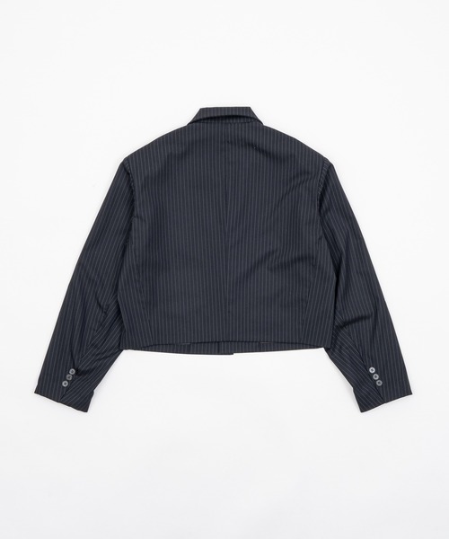 INTER FACTORY（インターファクトリー）の「カイチ - ショート丈テーラードジャケット - made in INTER FACTORY（テーラードジャケット・メンズ・ネイビー/ブラック・SMALL/MEDIUM/LARGE）」の19枚目の写真