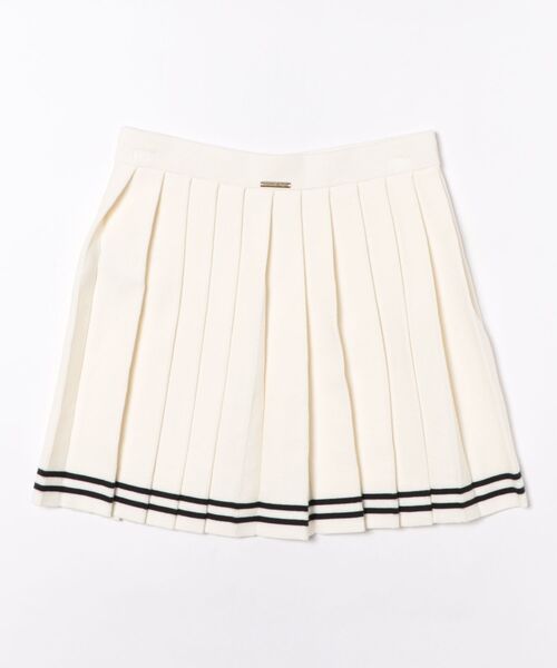 MICHAEL KORS(マイケルコース)の「ストライプ ヘム プリーツ スカート(スカート・レディース・アイボリー系・M/S/XL/L/XS)」の2枚目の写真