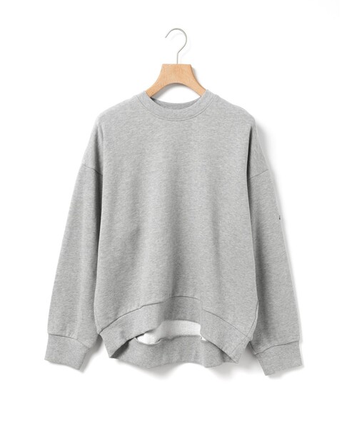 MidiUmi（ミディウミ）の「MidiUmi ワイドスウェットプルオーバー（Tシャツ/カットソー・レディース・キナリ/ネイビー/グレー/グリーン・FREE）」の3枚目の写真