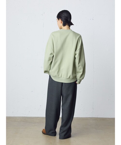 MidiUmi（ミディウミ）の「MidiUmi ワイドスウェットプルオーバー（Tシャツ/カットソー・レディース・キナリ/ネイビー/グレー/グリーン・FREE）」の11枚目の写真