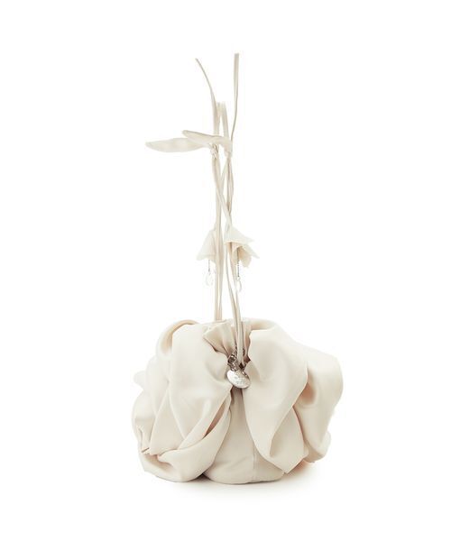 LILY BROWN（リリーブラウン）の「[L.B CANDY STOCK]3Dフラワーバッグ（ハンドバッグ・レディース・ブラック/ホワイト/ピンク・F）」の12枚目の写真