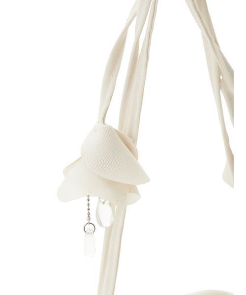 LILY BROWN（リリーブラウン）の「[L.B CANDY STOCK]3Dフラワーバッグ（ハンドバッグ・レディース・ブラック/ホワイト/ピンク・F）」の14枚目の写真