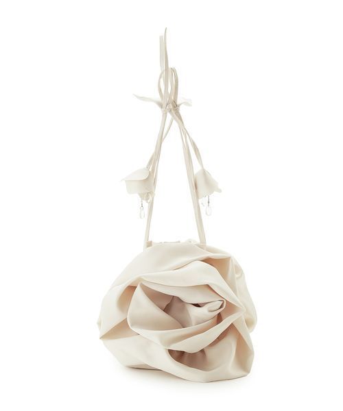 LILY BROWN（リリーブラウン）の「[L.B CANDY STOCK]3Dフラワーバッグ（ハンドバッグ・レディース・ブラック/ホワイト/ピンク・F）」の19枚目の写真