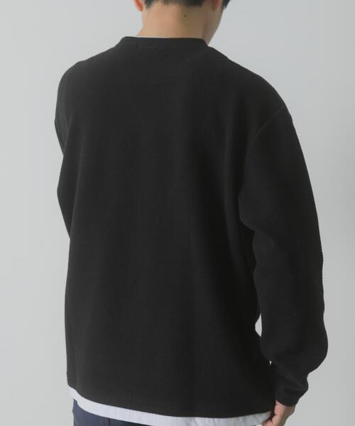 ITEMS URBANRESEARCH(アイテムズ アーバンリサーチ)の「フェイクレイヤード ジャカード スキッパー(Tシャツ/カットソー・メンズ・ブラック/グレー/ベージュ・MEDIUM/LARGE)」の20枚目の写真