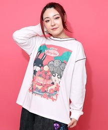 ScoLar(スカラー) ベリーパンケーキ柄 メロー加工プルオーバー