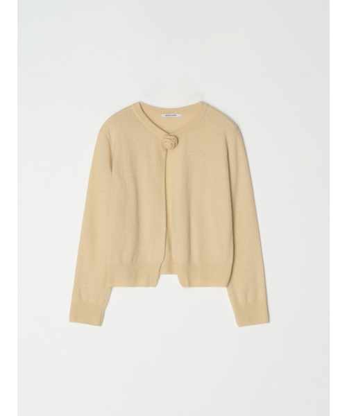 BEMUSE MANSION（ビミューズマンション）の「Camelia knit cardigan - Butter cream（ニット/セーター・レディース・その他・FREE）」の5枚目の写真