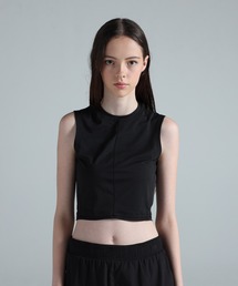 Y-3 RUNNING CROPPED TANK TOP