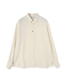 CULLNI | Stripe Double Cloth Chin Tab Long Sleeve Shirt(シャツ/ブラウス)