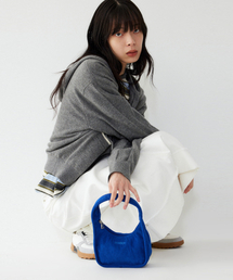 STUDIO TOMBOY（スタジオトムボーイ）の「コーデュロイミニバッグ_ブルー 9175470983（トートバッグ）」