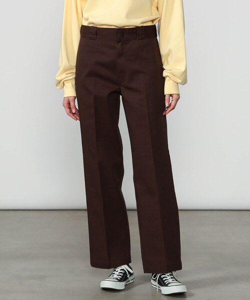 Dickies(ディッキーズ)の「Dickies | 〈別注〉チノスラックス WOMEN(チノパンツ・レディース・ホワイト系その他5/ネイビー/ブラウン・S/XS)」の18枚目の写真