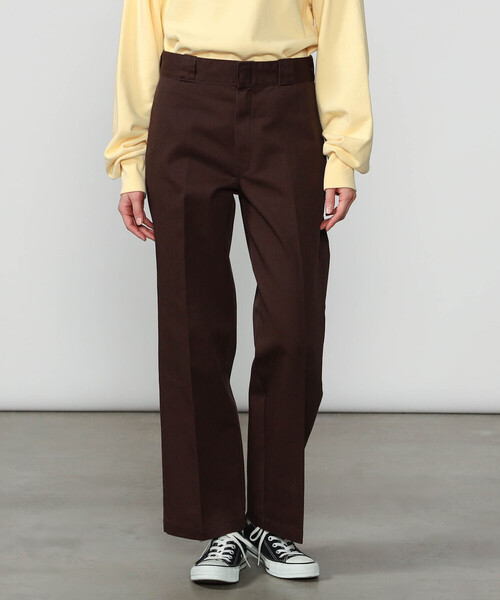 Dickies(ディッキーズ)の「Dickies | 〈別注〉チノスラックス WOMEN(チノパンツ・レディース・ホワイト系その他5/ネイビー/ブラウン・S/XS)」の19枚目の写真