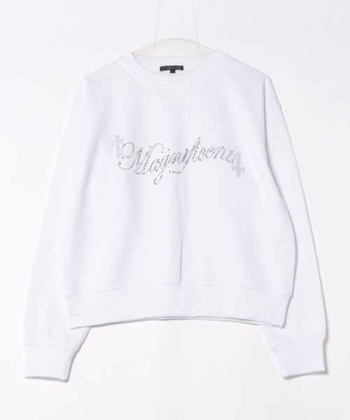 8(eight)(エイト)の「ラインストーン羽トレーナー(Tシャツ/カットソー・メンズ・ホワイト/ブラック・MEDIUM/LARGE)」の2枚目の写真