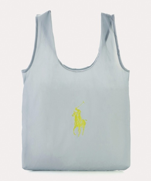 POLO RALPH LAUREN(ポロ ラルフ ローレン)の「カラビナベルト付き ポケッタブル 軽量 レインバッグM(ショルダーバッグ・レディース・サックスブルー/ライトグレー/カーキ/ネイビー/ベージュ・FREE)」の22枚目の写真