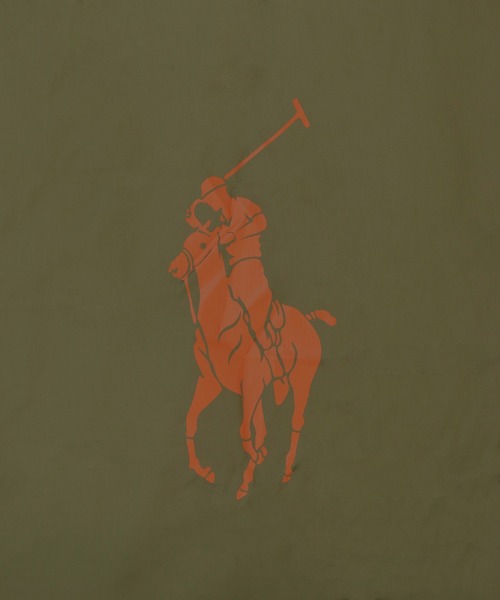 POLO RALPH LAUREN(ポロ ラルフ ローレン)の「カラビナベルト付き ポケッタブル 軽量 レインバッグM(ショルダーバッグ・レディース・サックスブルー/ライトグレー/カーキ/ネイビー/ベージュ・FREE)」の6枚目の写真