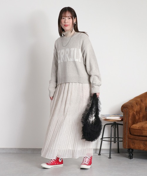 cepo(セポ)の「フリルハイネックシアーラメインナーカットソー(Tシャツ/カットソー・レディース・グレー/ベージュ/チャコール/ブラウン/ブラック・M)」の15枚目の写真