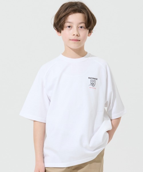 KRIFF MAYER Kid's Collection（クリフメイヤーキッズコレクション）の「【抗ピリング・接触冷感・吸汗速乾】冷感プリントT(サッカー)（Tシャツ/カットソー・キッズ・イエロー/オフホワイト/チャコール/ホワイト系その他/ネイビー・150/140/130/120/170/160）」の7枚目の写真
