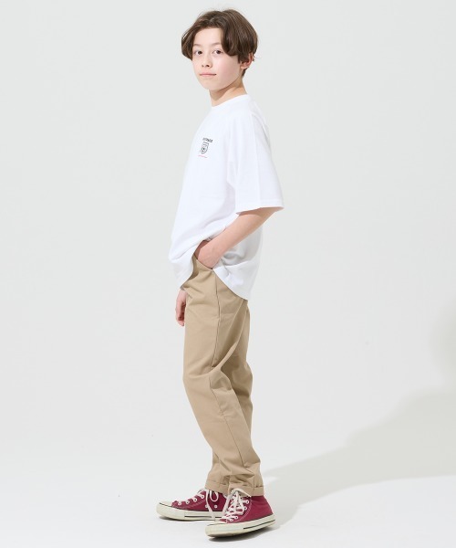 KRIFF MAYER Kid's Collection（クリフメイヤーキッズコレクション）の「【抗ピリング・接触冷感・吸汗速乾】冷感プリントT(サッカー)（Tシャツ/カットソー・キッズ・イエロー/オフホワイト/チャコール/ホワイト系その他/ネイビー・150/140/130/120/170/160）」の9枚目の写真