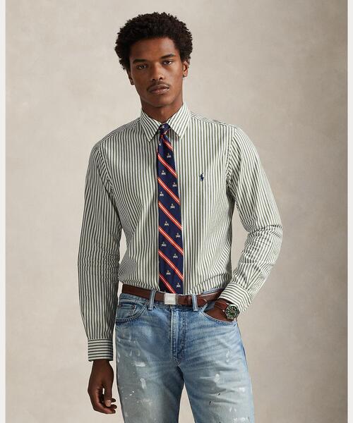 クラシック フィット ストライプド ブロードクロス シャツ（シャツ