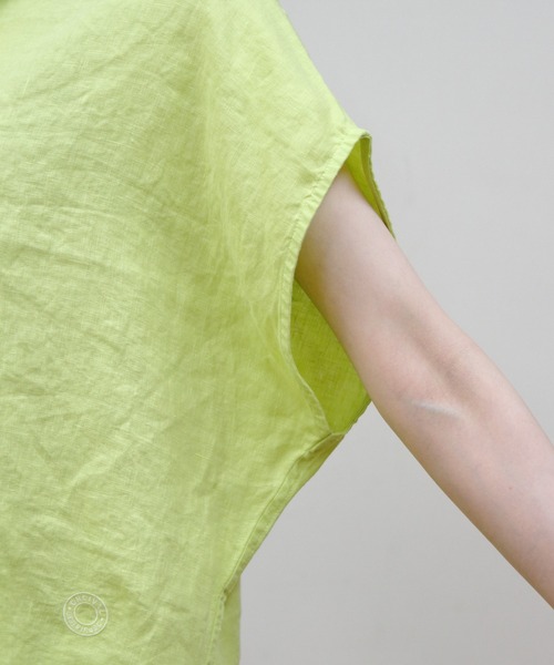 ORCIVAL(オーシバル)の「ORCIVAL/オーシバル リネンスリーブレスシャツ LINEN SLEEVELESS SHIRT OR-B0360 YLM(シャツ/ブラウス・レディース・チャコールグレー/ライトグレー/イエロー・1)」の20枚目の写真