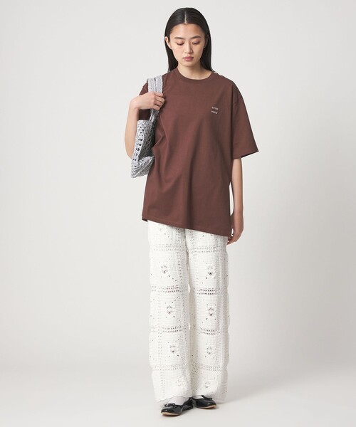 CITEN（シテン）の「＜CITEN＞レースアミニットパンツ（その他パンツ・レディース・ホワイト/ブラック・FREE）」の4枚目の写真