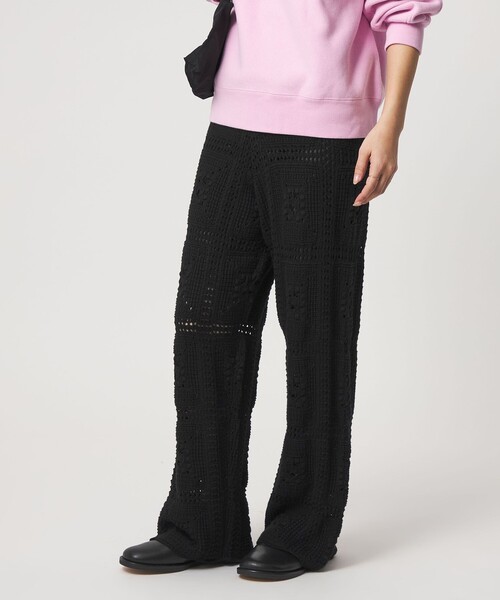 CITEN（シテン）の「＜CITEN＞レースアミニットパンツ（その他パンツ・レディース・ホワイト/ブラック・FREE）」の6枚目の写真