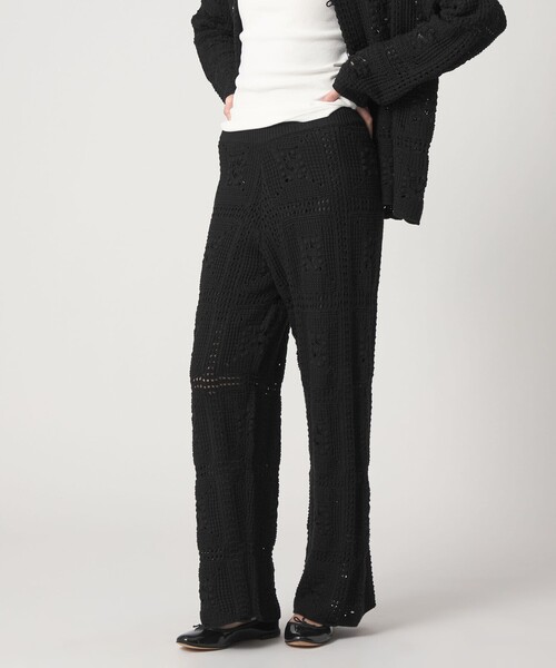 CITEN（シテン）の「＜CITEN＞レースアミニットパンツ（その他パンツ・レディース・ホワイト/ブラック・FREE）」の8枚目の写真