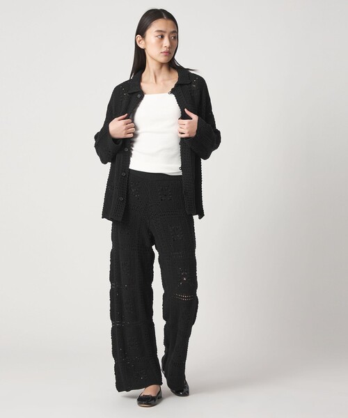 CITEN（シテン）の「＜CITEN＞レースアミニットパンツ（その他パンツ・レディース・ホワイト/ブラック・FREE）」の10枚目の写真