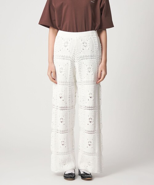 CITEN（シテン）の「＜CITEN＞レースアミニットパンツ（その他パンツ・レディース・ホワイト/ブラック・FREE）」の11枚目の写真