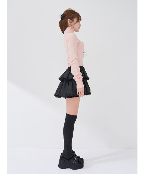 Darich(ダーリッチ)の「ハイネックシャギーニットトップス(ニット/セーター・レディース・グレー/イエロー/ホワイト/ピンク・FREE)」の8枚目の写真