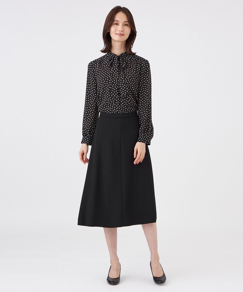TRANS WORK(トランスワーク)の「【L】【ウォッシャブル】ノルディスドットブラウス(シャツ/ブラウス・レディース・ブラック・46/44)」の5枚目の写真