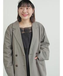 Samansa Mos2 | ダブルテーラードジャケット(ノーカラージャケット)