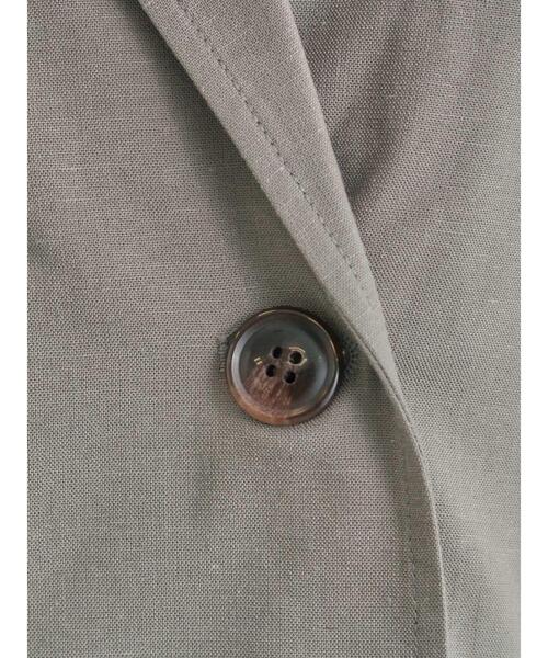 Samansa Mos2（サマンサ モスモス）の「ダブルテーラードジャケット（ノーカラージャケット・レディース・ライトベージュ/ベージュ/グレー・F）」の22枚目の写真