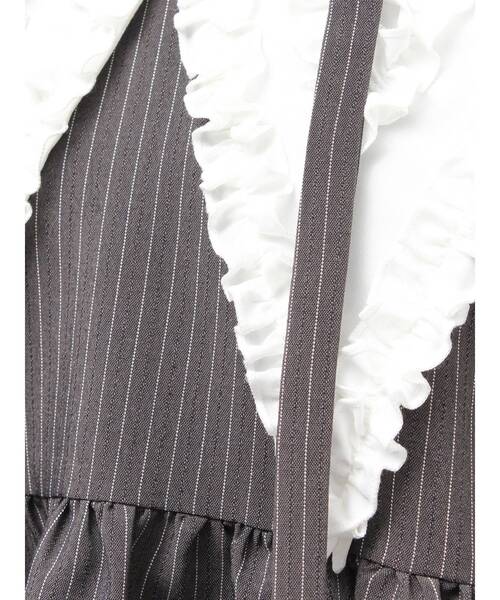 jouetie（ジュエティ）の「ビッグカラーフレアミニワンピース チェック柄（ワンピース・レディース・レッド/ブルー/グレー・MEDIUM）」の19枚目の写真