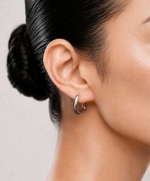 Sculpted Flow Hoop Pierce / 金属アレルギー対応