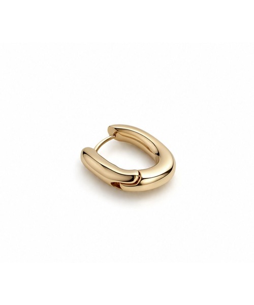 Lyvi(ライビィ)の「Sculpted Flow Hoop Pierce / 金属アレルギー対応(ピアス(両耳用)・レディース・シルバー/ゴールド・FREE)」の10枚目の写真