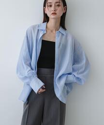 SENSE OF PLACE by URBAN RESEARCH | 『接触冷感/速乾』シアーストライプアレンジシャツ(シャツ/ブラウス)