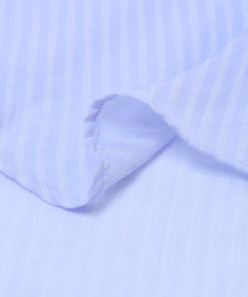 SENSE OF PLACE by URBAN RESEARCH（センスオブプレイスバイアーバンリサーチ）の「『接触冷感/速乾』シアーストライプアレンジシャツ（シャツ/ブラウス・レディース・ライトピンク/ライトブルー/ベージュ・ONE）」の13枚目の写真
