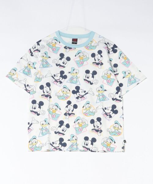 セール】親子お揃い ディズニー WEB限定 パステル総柄Tシャツ 1332A（T