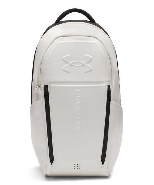 UNDER ARMOUR(アンダーアーマー)の「UAノーウェイ バックパック(トレーニング/メンズ/レディース)(バックパック/リュック・レディース・ホワイト・ONESIZE)」の1枚目の写真