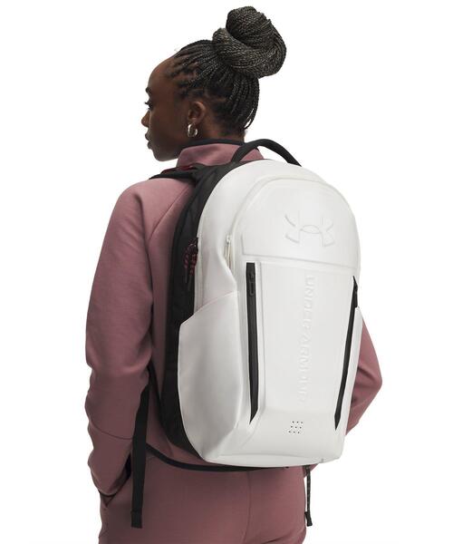 UNDER ARMOUR(アンダーアーマー)の「UAノーウェイ バックパック(トレーニング/メンズ/レディース)(バックパック/リュック・レディース・ホワイト・ONESIZE)」の3枚目の写真